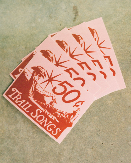 50 CENT COWBOY STICKER