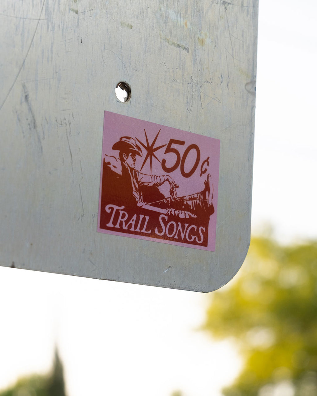 50 CENT COWBOY STICKER