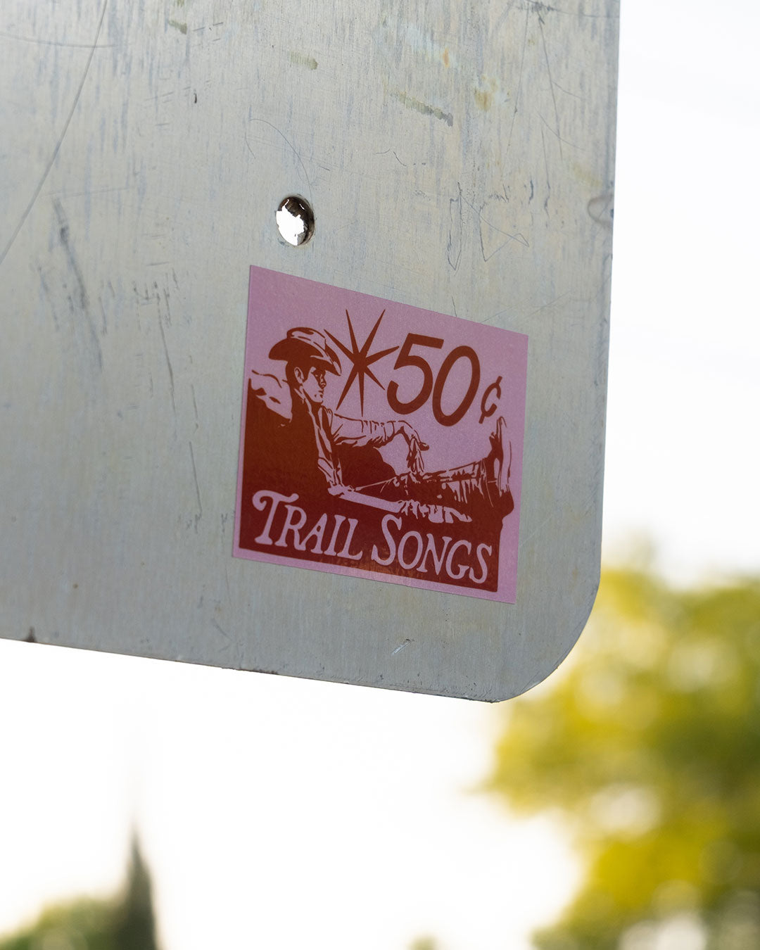50 CENT COWBOY STICKER
