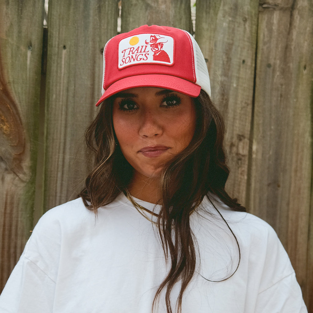 TRAIL SONGS LOGO TRUCKER